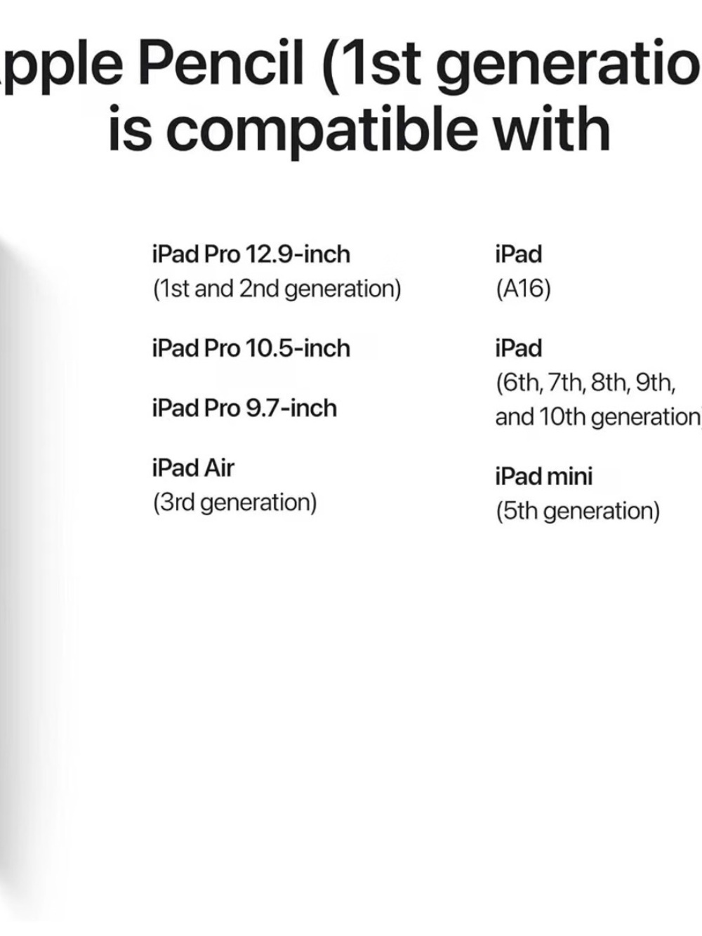 Apple Pencil (First Generation) - Picture 8 of 8